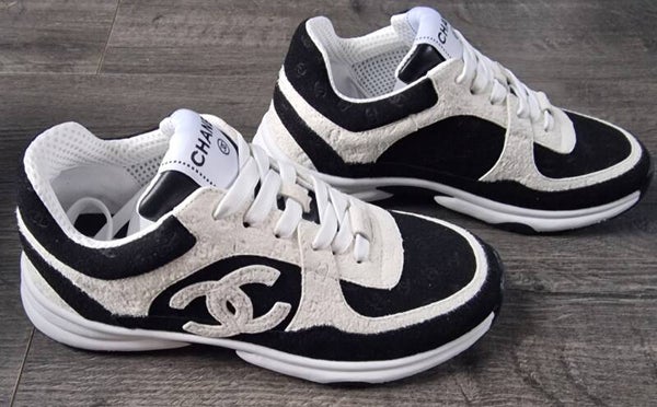 Chanel Black & White Trainers