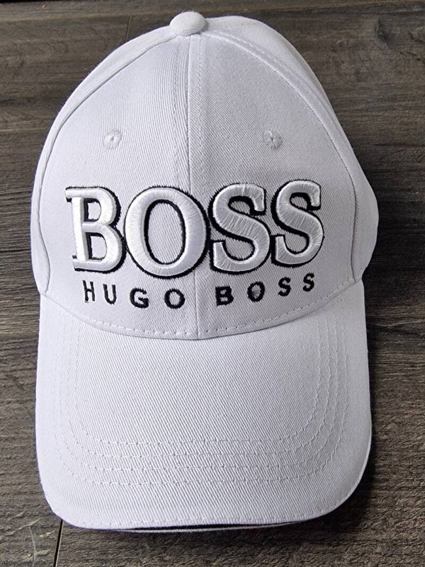 Boss White Cap