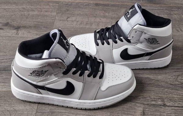 Jordan Air Hightops Grey & White