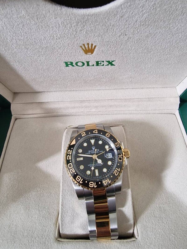 Rolex Black & Grey Watch