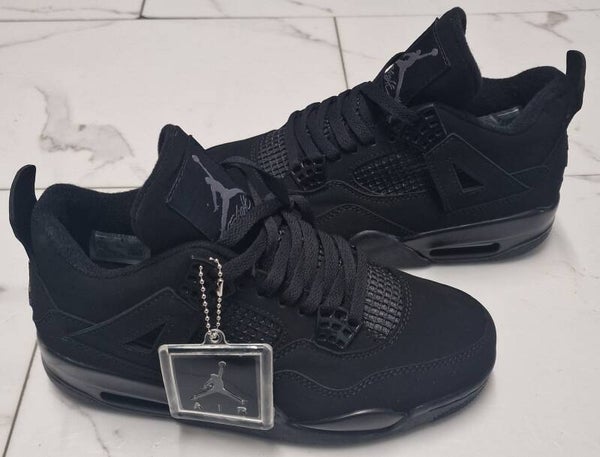 Air Jordan Retro 4 Trainers - Black