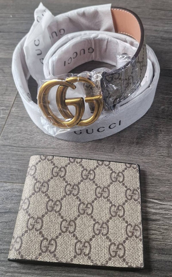 Gucci Belt & Wallet Matching Set
