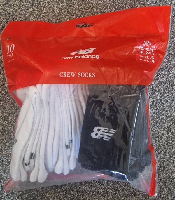 New Balance Junior Sock Set - 10 pack