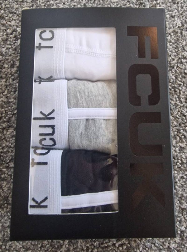 FCUK Three Pack Boxers