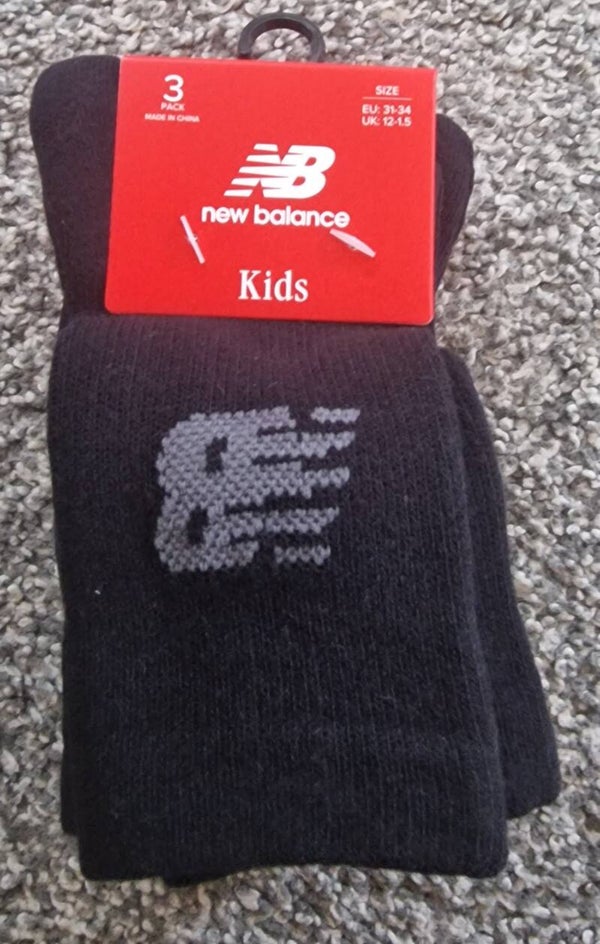 New Balance Junior Socks - 3 Pack
