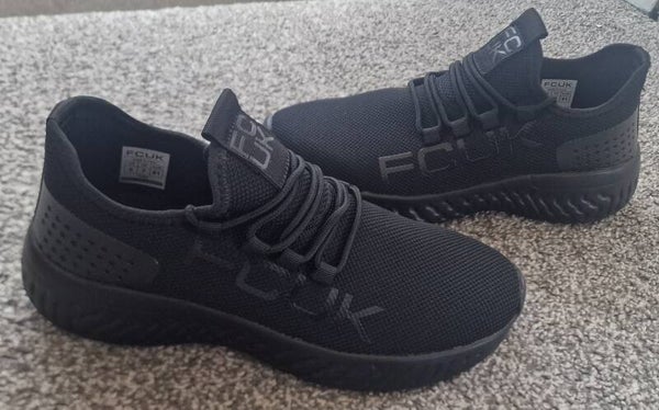 FCUK CLOUD TRAINERS - BLACK