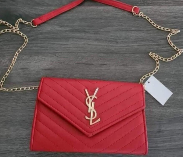 YSL Red Evening Bag