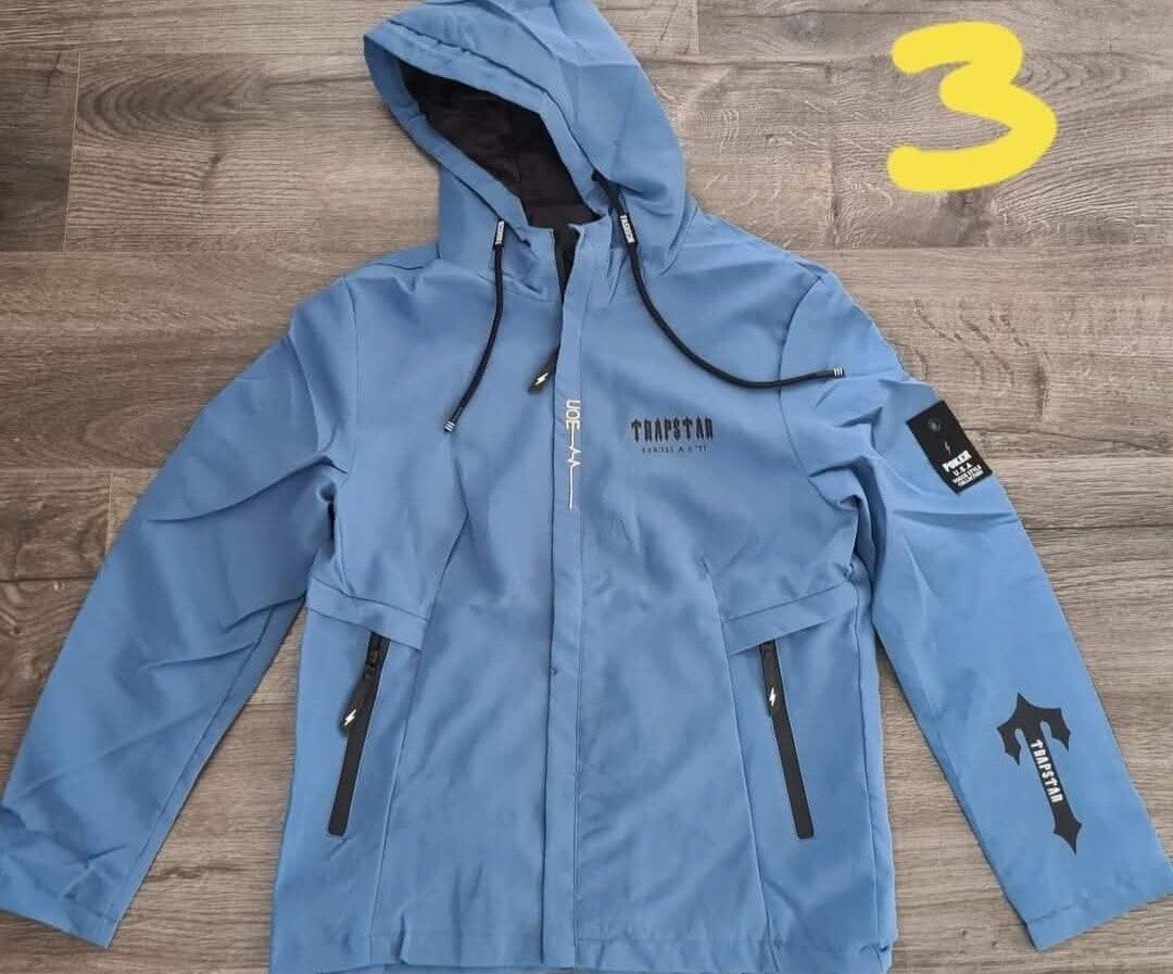 Trapstar Windbreaker Blue Jacket