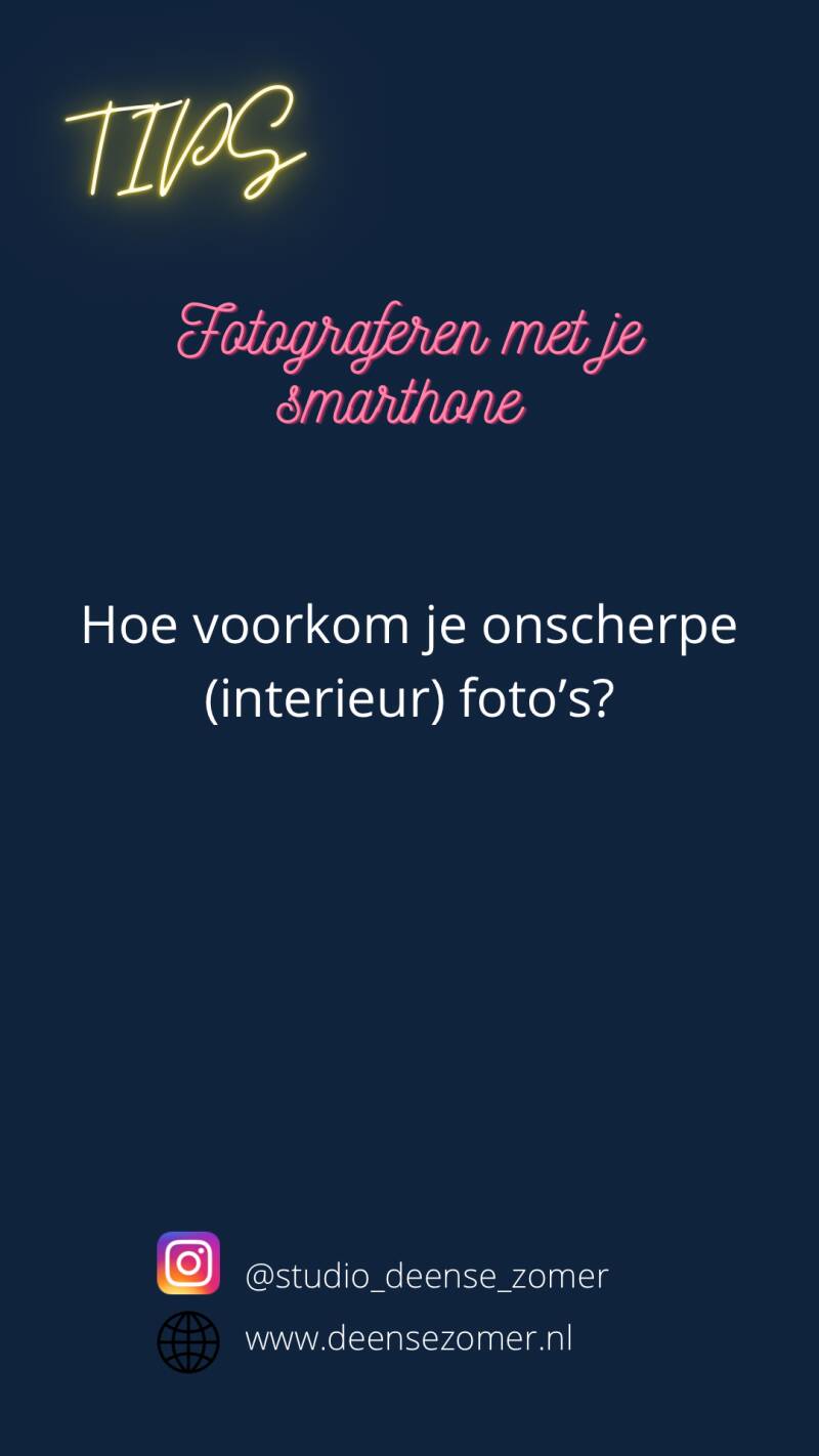 Hoe voorkom je onscherpe foto's?