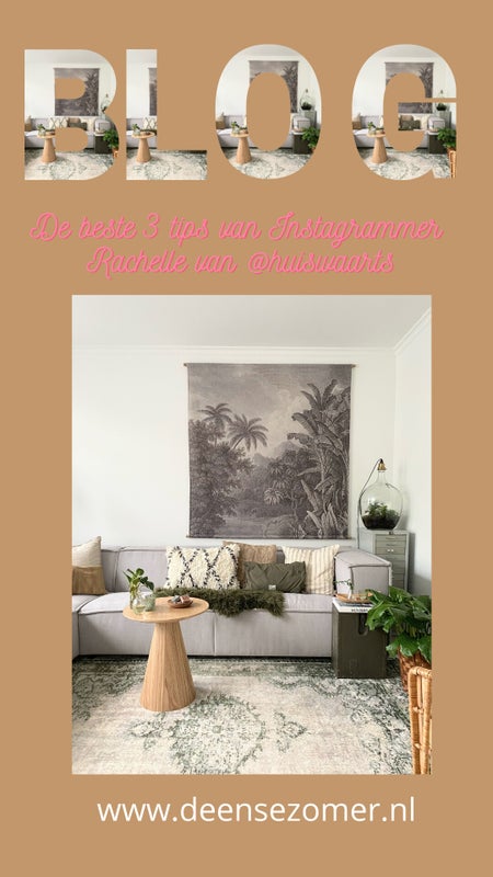 Blog Studio Deense Zomer | De beste 3 tips van Instagrammer Rachelle @huiswaarts