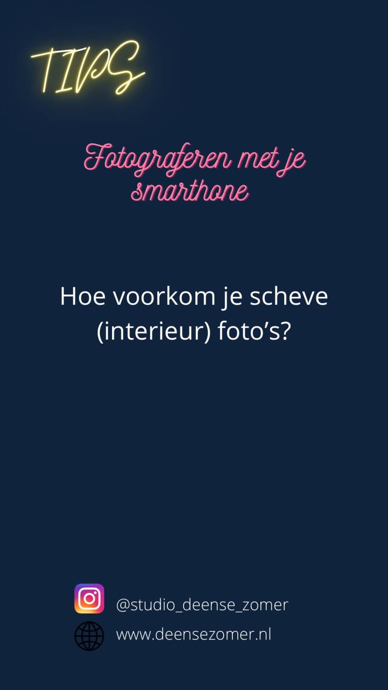 Fotogaferen met je smartphone tips | scheve foto's