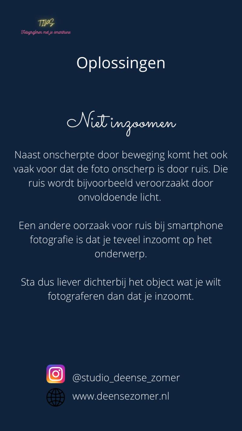 Hoe voorkom je onscherpe foto's?