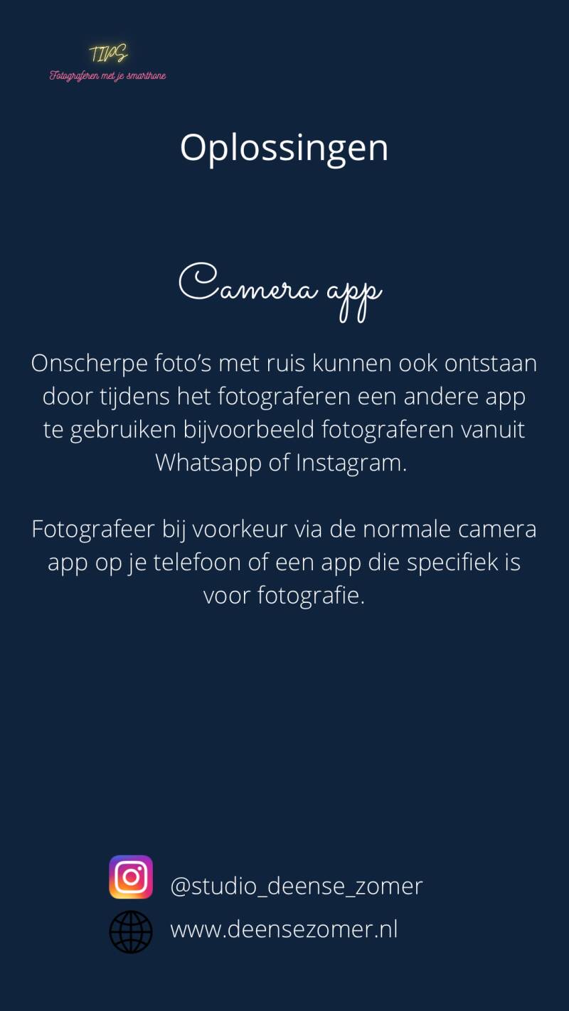 Hoe voorkom je onscherpe foto's?