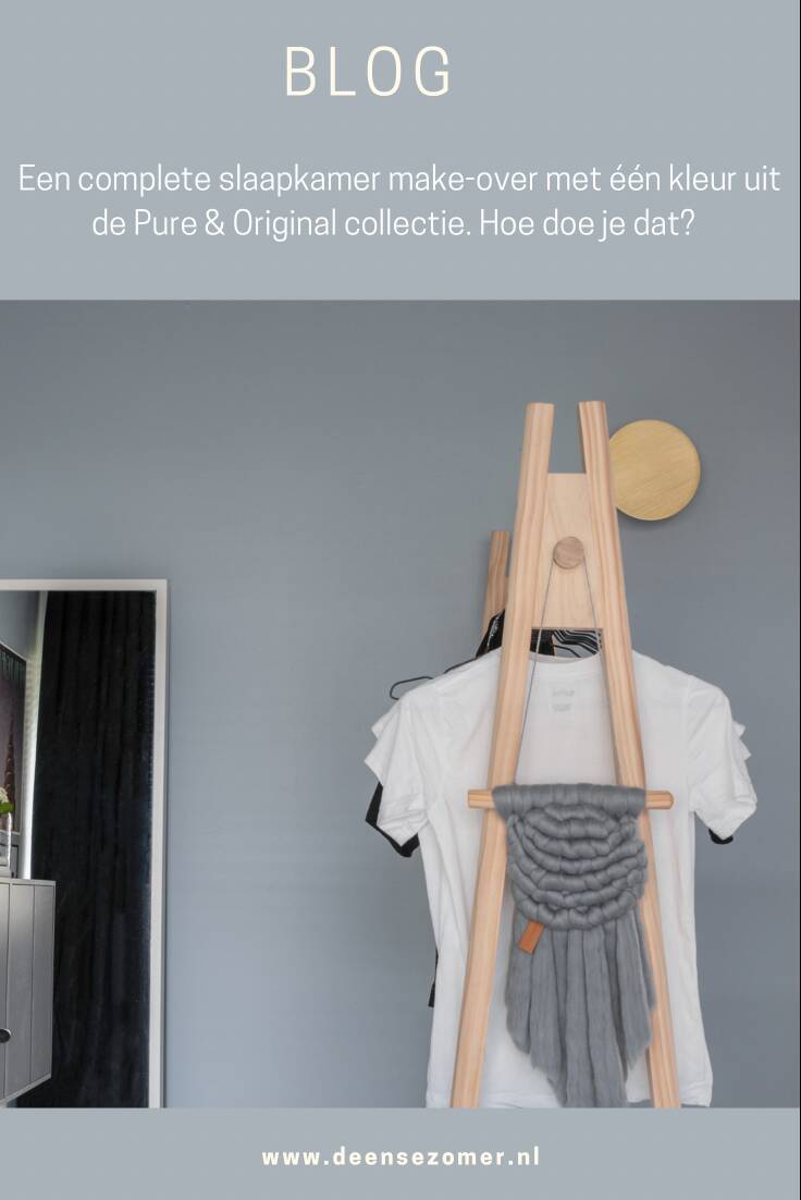 Blog Studio Deense Zomer. Een complete slaapkamer make-over met één kleur uit de Pure & Original collectie. Hoe doe je dat?