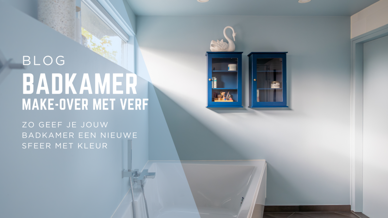 Badkamer make-over met verf Zo geef je jouw badkamer een nieuwe sfeer met kleur