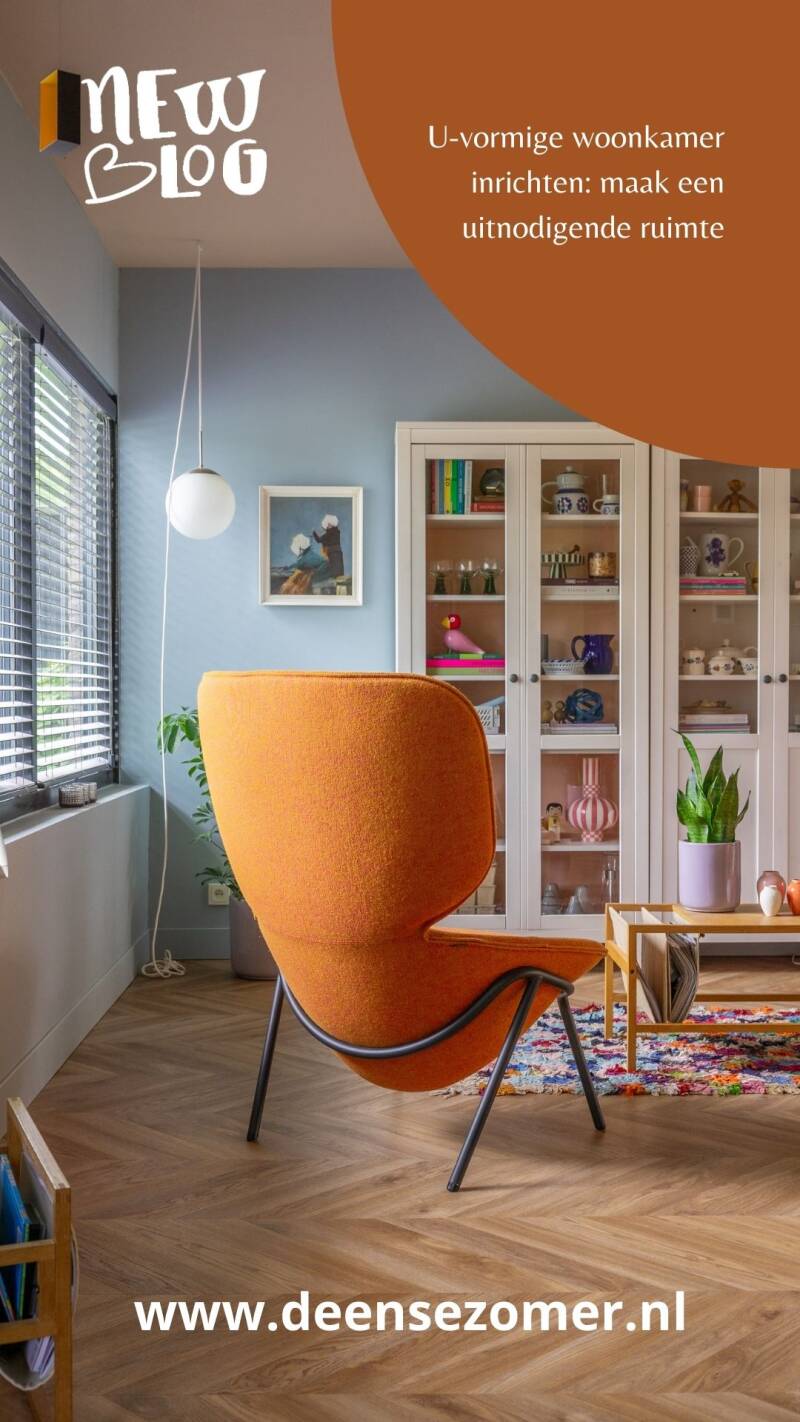U-vormige woonkamer inrichten: maak een uitnodigende ruimte