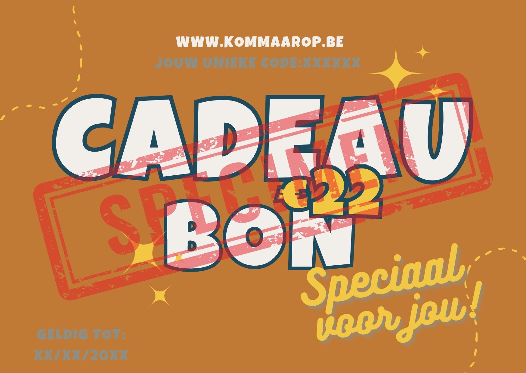 Cadeaubon Kom maar op! t.w.v. €22