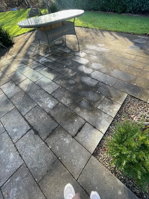 dirty patio 
