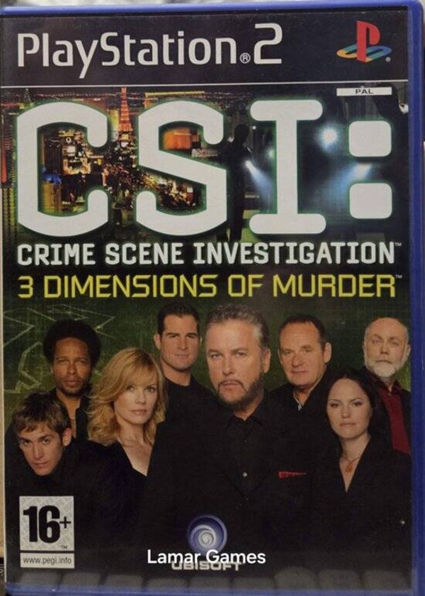 CSI Crime Scene investigation 3 Dimensions of Murder