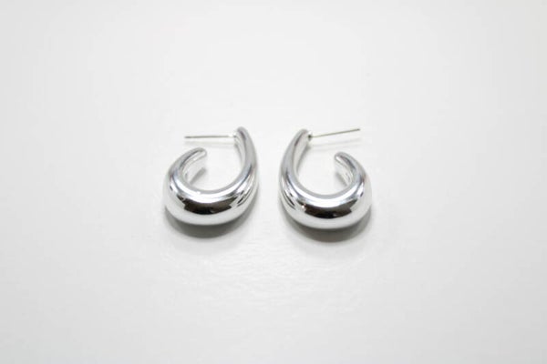 Gebogen Traan Hoops - Oorbellen