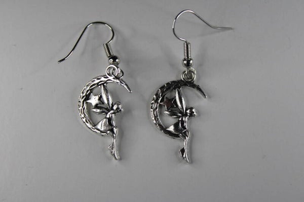 Maan Met Fee - Oorbellen