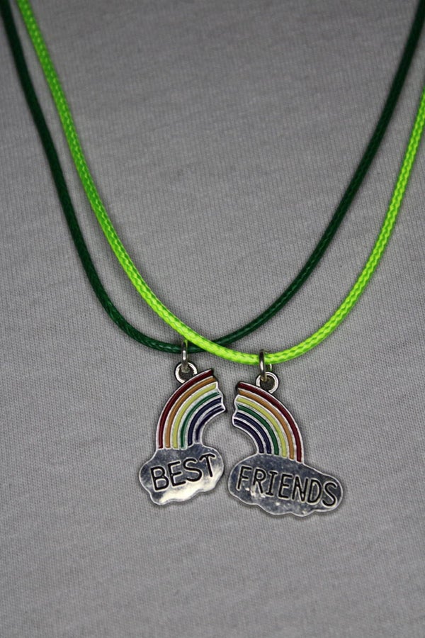 "Best Friends" Twee Helften - Ketting