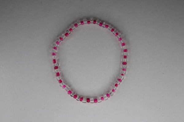 Neon/Doorzichtige Kraaltjes Divers - Armband