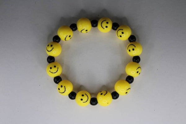 Ronde Smileys - Armband