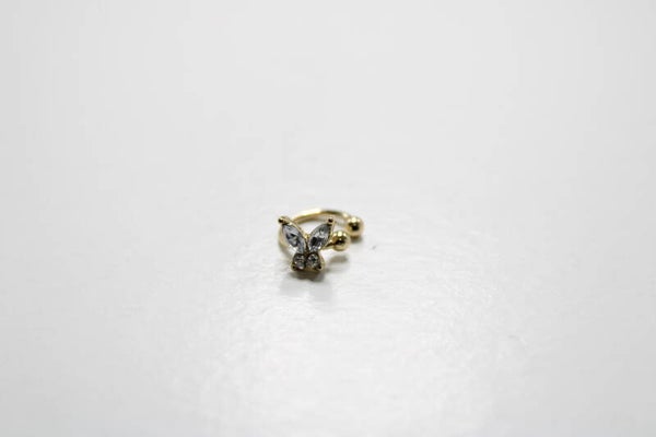 Diamanten Vlindertje - Earcuff