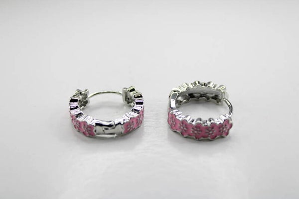 Dream - Creolen Met Bloemetjes Divers - Oorbellen