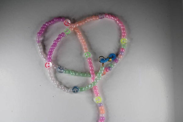 Regenboog Smileys - Brillenkoord