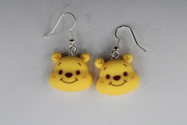 Winnie De Pooh Face - Oorbellen
