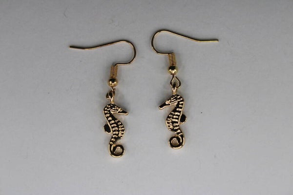 Gouden Zeepaardjes - Oorbellen