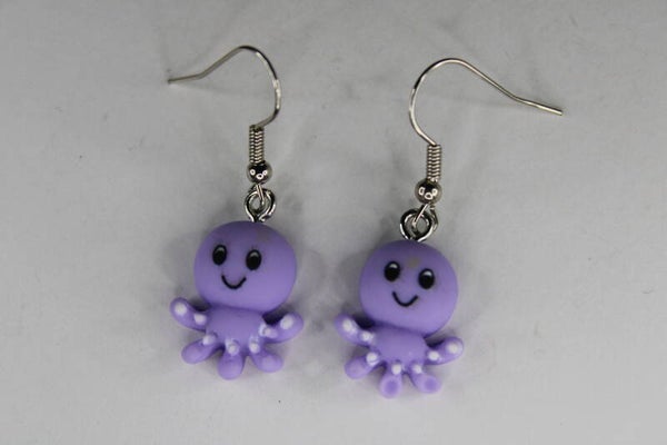 Octopus Met Zuignappen - Oorbellen