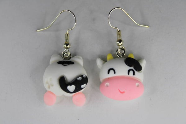 Koe Voor En Achter - Oorbellen