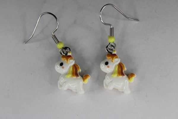 Springende Eenhoorn - Oorbellen