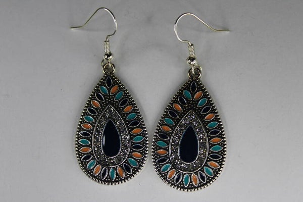 Hanger Met Diamantjes - Oorbellen