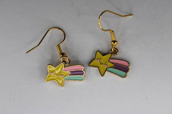 Schattige Vallende Ster - Oorbellen