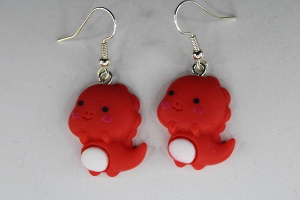 Vrolijke Dino Divers - Oorbellen