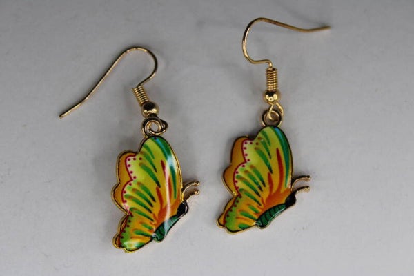 Gekleurde Vlinder Divers - Oorbellen