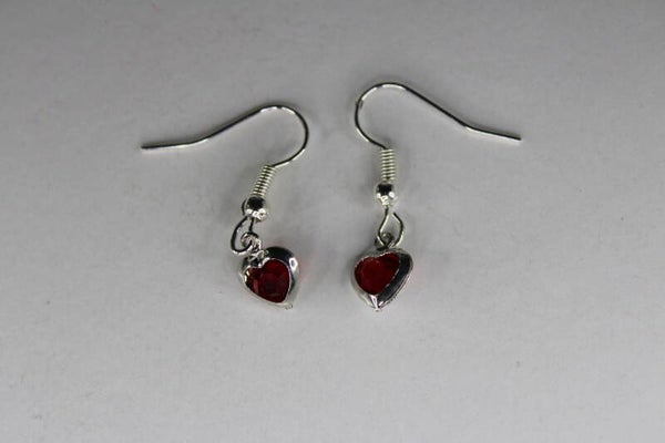 Robijn-Hartje - Oorbellen