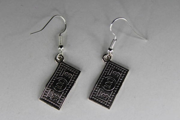 "$100" Bankbiljet - Oorbellen