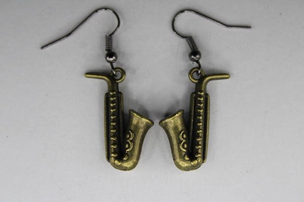 Saxofoon - Oorbellen