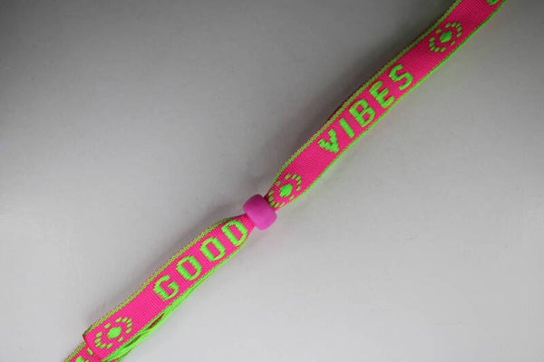 "Good Vibes" Neon - Festivalbandje