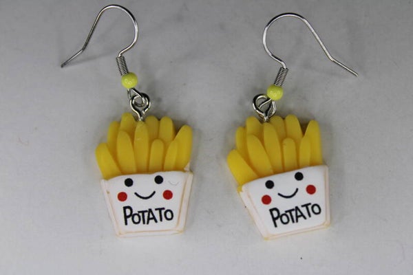 "Potato" Frietjes - Oorbellen