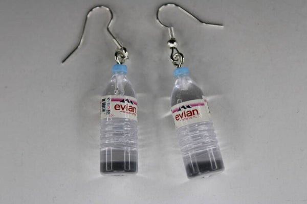 "Evian" Waterflesjes - Oorbellen