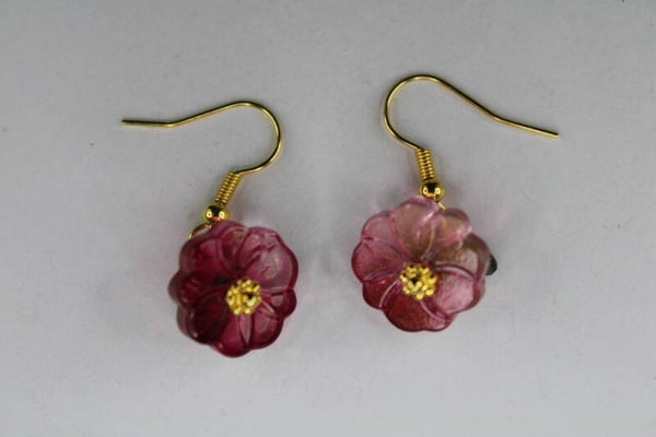 Bloemen Met Blad Divers - Oorbellen