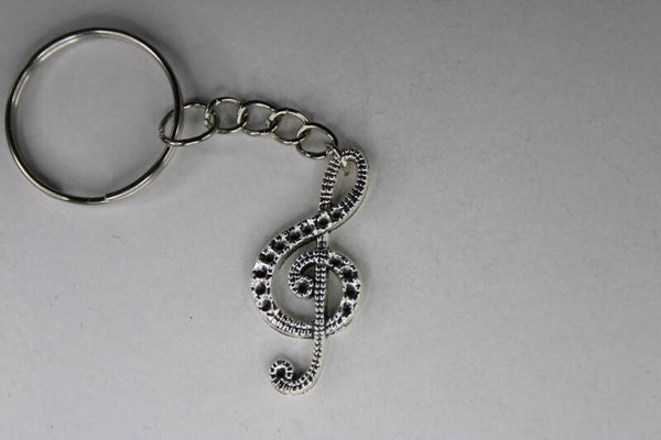 G-Sleutel Met Stippen Divers - Sleutelhanger