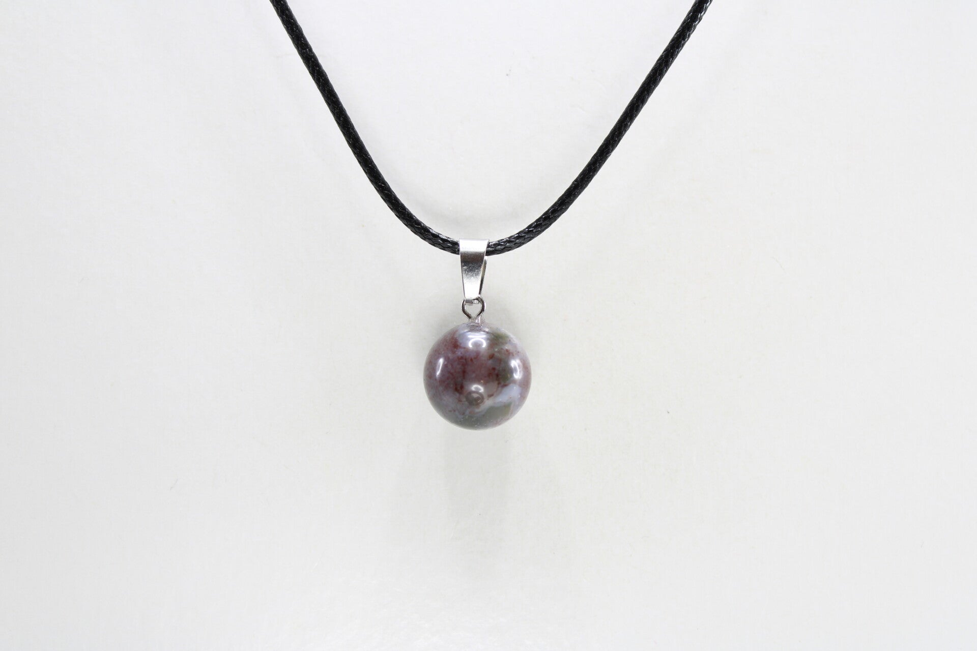 Kogel Natuurstenen Halsketting Divers - Ketting