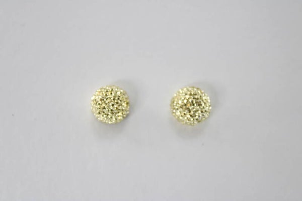 1Oorknop Glitterbol 10mm Divers - Oorbellen